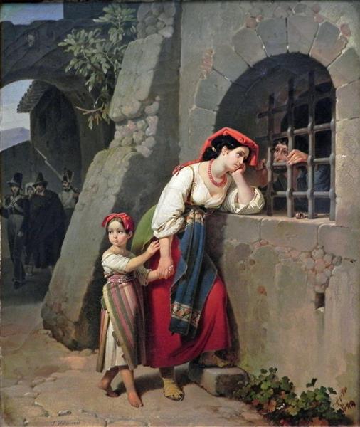 Visit to the Prison, 1835 - Theodor Leopold Weller