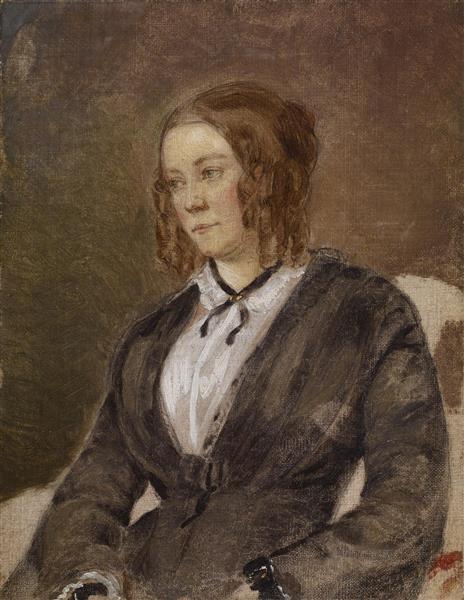 Portrait of a Seated Woman, c.1853 - Ричард Кейтон Вудвиль