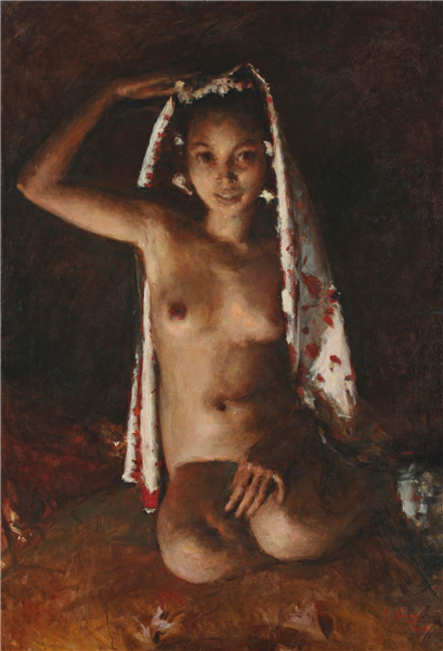 Portrait of a nude, c.1940 - Romualdo Locatelli