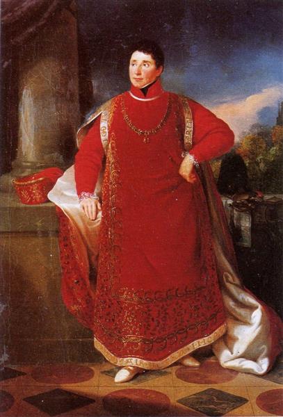 Charles Alain de Rohan as a knight of the Order of the Golden Fleece, 1841 - Alexander Clarot