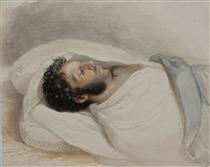 Man on deathbed - Alexander Clarot