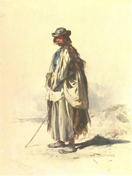 Farmer from Hungary, 1854 - August von Pettenkofen