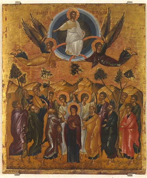 Ascension, c.1450 - Orthodox Icons