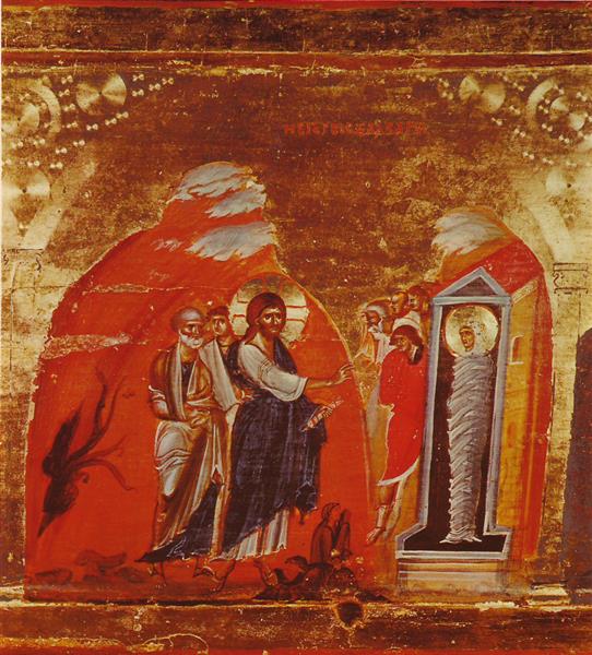 Чудо Лазаря, c.1200 - c.1300 - Православні Ікони