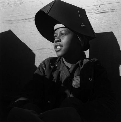 Shipyard Worker, Richmond California, c.1943 - Dorothea Lange