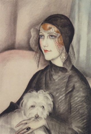 The Girl With The Dog - Gerda Wegener