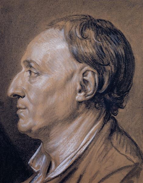 Portrait of Diderot, c.1766 - Жан Батіст Грьоз