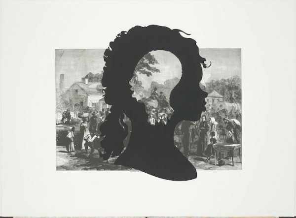 Exodus of Confederates from Atlanta, from Harper’s Pictorial History of the Civil War (Annotated), 2005 - Kara Walker