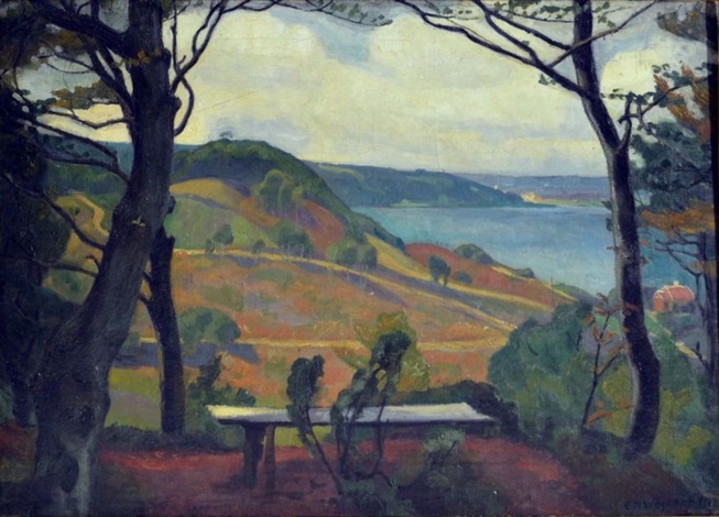 Paysage De Munkebjerg, Au Danemark, 1908 - 莉莉·艾尔伯