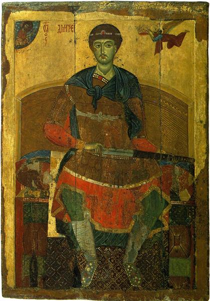 Demetrius of Thessaloniki, 1175 - 1225 - Orthodox Icons