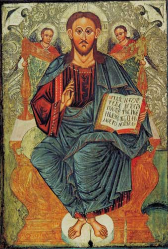 The Savior Enthroned, c.1600 - c.1700 - Orthodox Icons