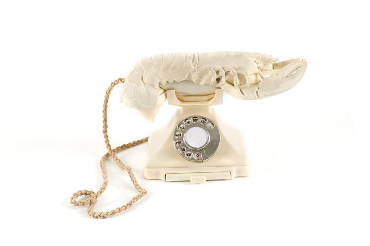 White Aphrodisiac Telephone, c.1936 - c.1938 - Salvador Dali