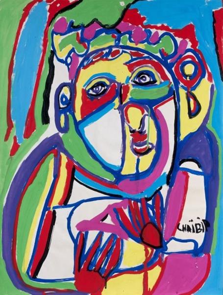 Le Peintre, 1974 - Chaibia Talal