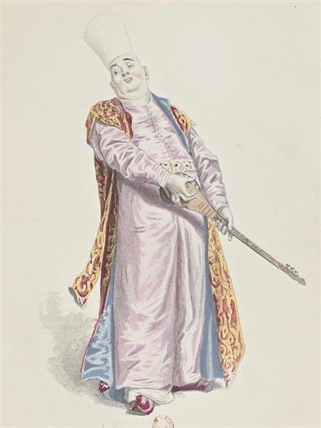 Calpigi, from ''Tarare'', 1876 - Émile Bayard
