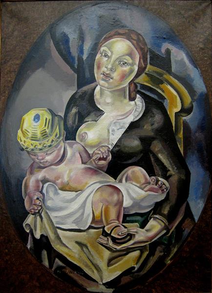 Maternité, 1924 - Мария Бланшар