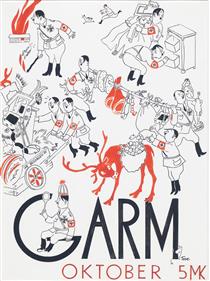 Cover of Garm Magazine, October 1944 - Tove Jansson