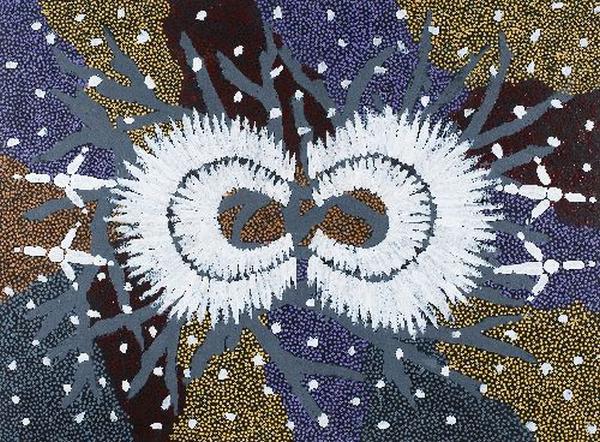Eagle Dreaming, 1999 - Clifford Possum Tjapaltjarri