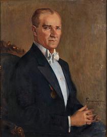 Portrait of Atatürk - Feyhaman Duran