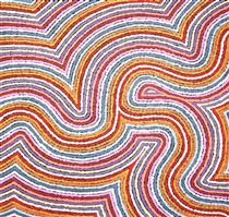 Worm Dreaming at Napperby - Michelle Possum Nungurrayi