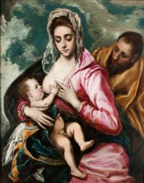 Holy Family (after El Greco) - Раймундо Мадрасо