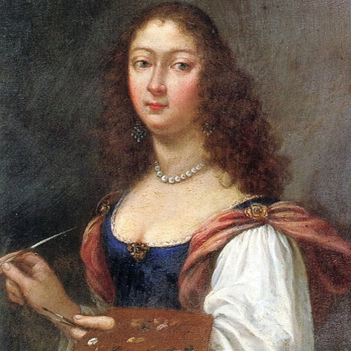 Self-Portrait, c.1660 - Элизабетта Сирани