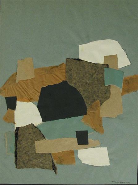 Abstraction (NT-CP-57-03), 1957 - Nína Tryggvadóttir