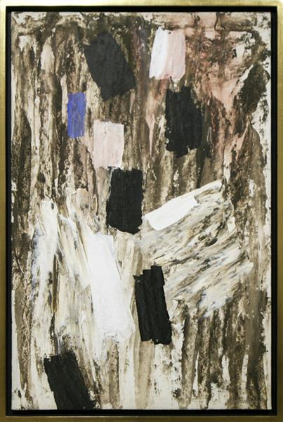 Abstraction (NT-OL-60-10), 1960 - Nína Tryggvadóttir