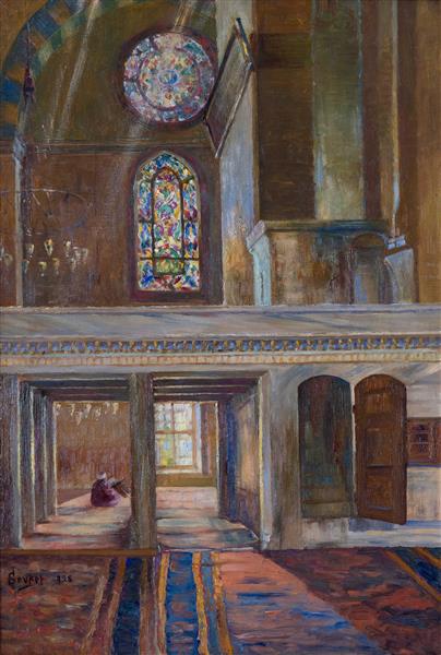 Mosque Interior, 1928 - Sevket Dag
