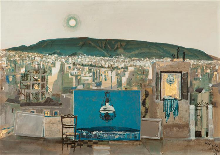 View of Hymettus, 1979 - Spyros Vassiliou