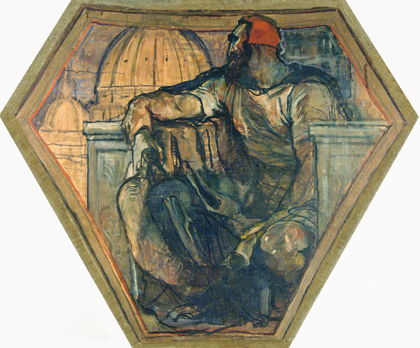 Michelangelo and the Dome of the Renaissance, 1910 - 1911 - Violet Oakley