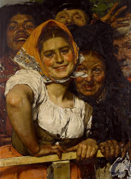 Race day, 1874 - Karl Gussow