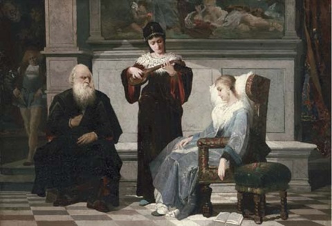 A moment of comfort, 1872 - Václav Brozik