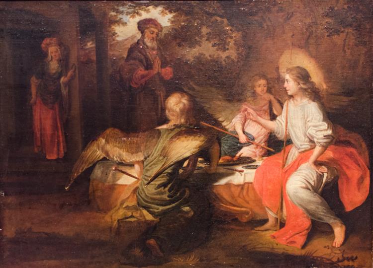 The three angels at Abraham's, 1664 - Барент Фабріціус