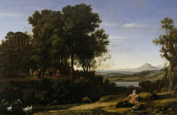 Landscape with Apollo and the Muses, 1652 - Claudio de Lorena
