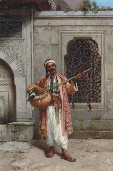 Musician in Constantinople - Stanislaus von Chlebowski