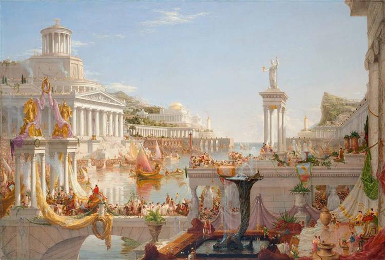 The Course of Empire: The Consummation of the Empire, 1836 - Thomas Cole