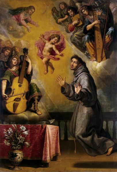 The Vision of St Anthony of Padua, 1631 - Vicente Carducho
