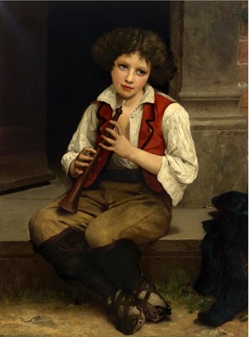 Italian piper, 1874 - William-Adolphe Bouguereau
