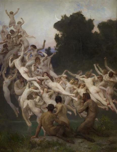 The Oreads, 1902 - William Adolphe Bouguereau