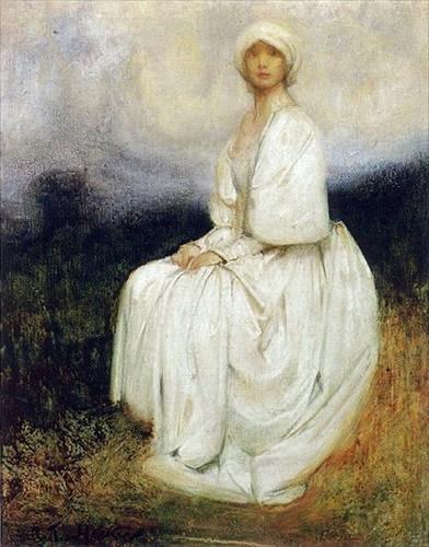 The Girl in White, 1895 - Arthur Hacker