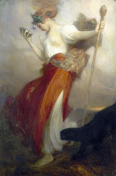 Bacchante, 1913 - Артур Гакер