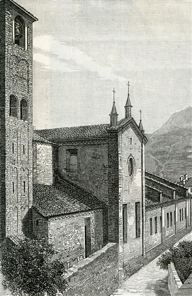 Lato Della Chiesa Di San Colombano, 1890 - Giuseppe Barberis