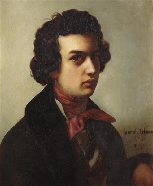 Portrait of Louis-Michel-Victor Mercier, 1832 - Анри Леман