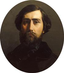 Portrait of the count of Nieuwerkerke - Henri Lehmann