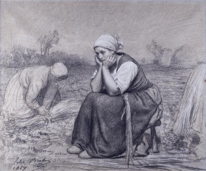 Repose, 1867 - Jules Breton