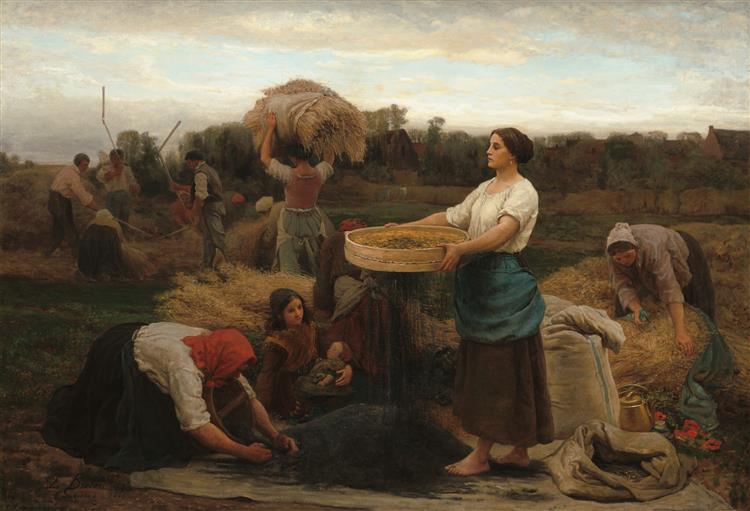 Harvesting Rapeseed, 1860 - Jules Breton