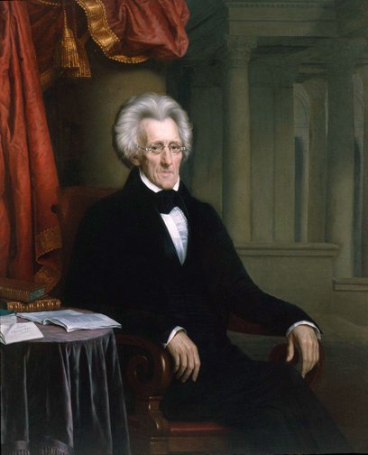 Portrait of Andrew Jackson, 1840 - Jacques Amans