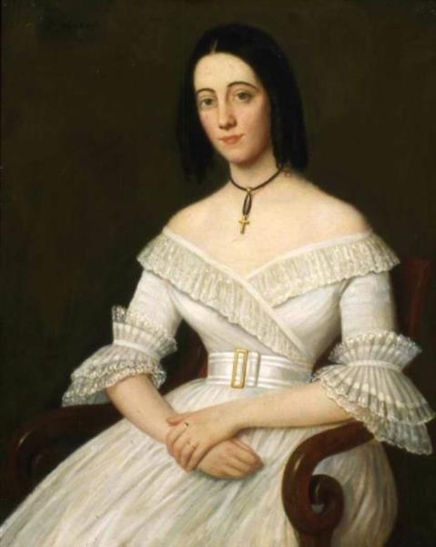 Portrait of Catherine Daingerfield Willis Gray, 1837 - Jacques Amans