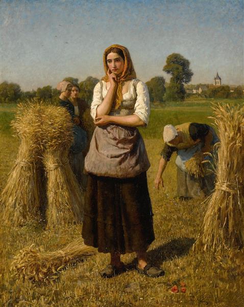 The gleaner, c.1860 - Jules Breton