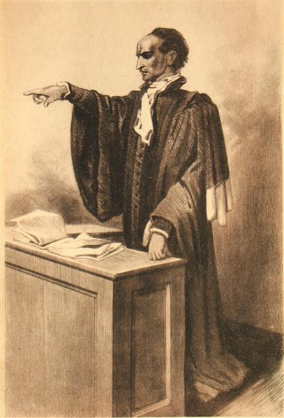 Crown Prosecutor de Villefort in 1838, 1846 - Поль Гаварні